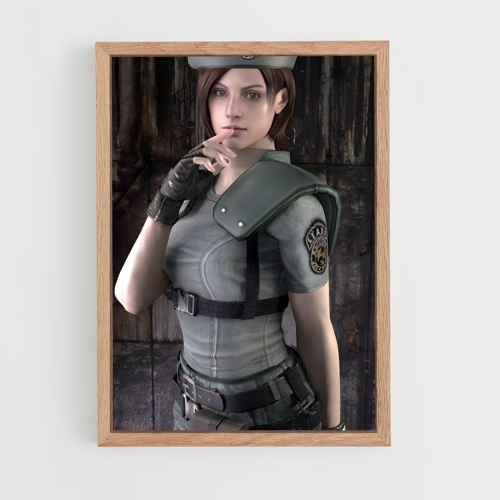 Poster Jill's Command – affiche Resident Evil (vue 4)